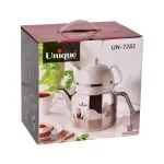 کتری و قوری 2.2 لیتر استیل لوله دار یونیک کد UN-7282 - Image 6