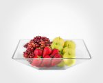 میوه خوری شیشه ای مربع لیمون - Image 2