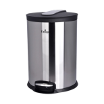 سطل زباله 16 لیتر استیل با آرام بند یونیک کد UN-4430