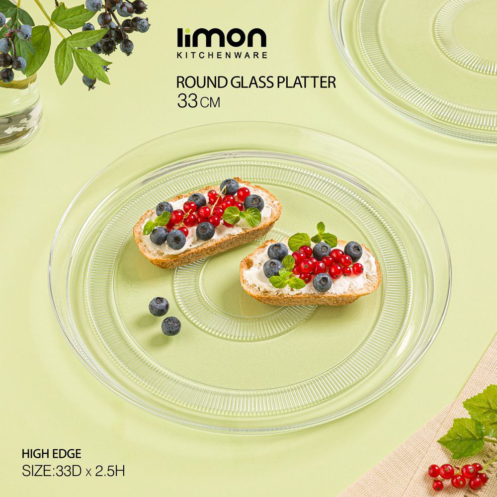 IMG_20250702_231710_435 دیس گرد شیشه ای قطر 33 سانت لیمون - Image 1