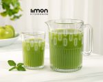 ست پارچ و لیوان شیشه ای چاپدار لیمون