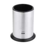 ست سطل زباله و فرچه کوتاه 3 لیتر استیل مشکی درب فلزی بهازکالا کد 16154070 - Image 8