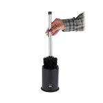 ست سطل زباله و فرچه کوتاه 3 لیتر مشکی درب فلزی بهازکالا کد 16154072 - Image 11