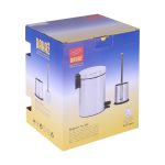 ست سطل زباله و فرچه کوتاه 3 لیتر استیل بهازکالا کد 16154063 - Image 12