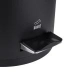 سطل زباله پدالی 14 لیتری سایلنت مشکی درب فلزی بهازکالا کد 16176072 - Image 3