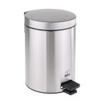 ست سطل زباله و فرچه کوتاه 3 لیتر استیل بهازکالا کد 16154063 - Image 3
