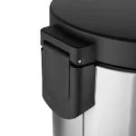 سطل زباله پدالی 14 لیتری سایلنت استیل مشکی بهازکالا کد 16176070 - Image 5