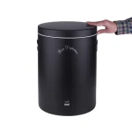 سطل برنج بدون پیمانه مشکی درب فلزی بهازکالا کد 16003072 - Image 5