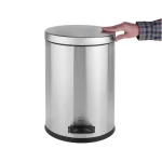 سطل زباله پدالی 14 لیتری سایلنت استیل بهازکالا کد 16176063 - Image 7