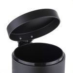 ست سطل زباله و فرچه کوتاه 3 لیتر مشکی درب فلزی بهازکالا کد 16154072 - Image 6