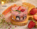 ظرف شیشه‌ ای دربدار 190 میلی لیتری چاپدار لیمون - Image 3
