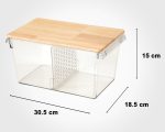 نظم‌دهنده نشکن دربدار 6 لیتری درب چوبی لیمون - Image 3