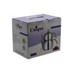 کتری قوری 2.5 لیتر استیل لوله دار یونیک کد UN-7276