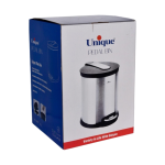 سطل زباله 16 لیتر استیل با آرام بند یونیک کد UN-4430 - Image 4