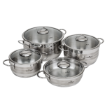سرویس 8 پارچه استیل یونیک کد UN-9900