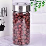 بانکه شیشه ای درب استیل 20 سانت یونیک کد UN-1702 - Image 2