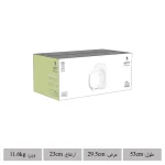 سرویس چینی زرین 27 پارچه غذاخوری کواترو مونت کارلو طلایی درجه عالی - Image 4
