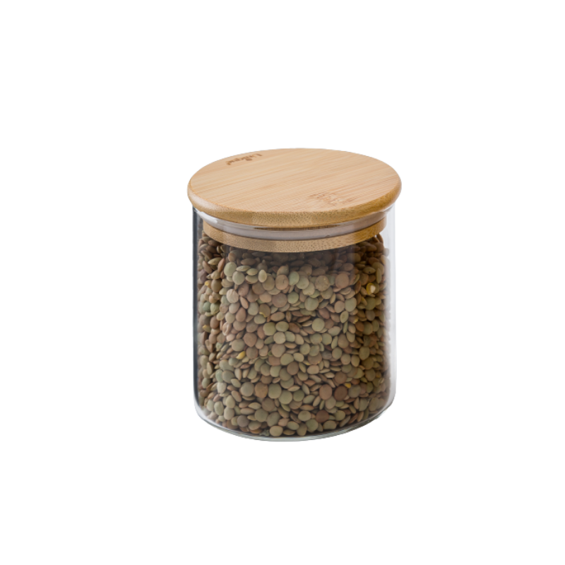 بانکه شیشه ای درب چوبی گرد 10 سانت یونیک کد UN-1750 بانکه شیشه ای درب چوبی گرد 10 سانت یونیک کد UN-1750
