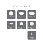 سرویس چینی زرین 28 پارچه غذاخوری رادیانس سپینود طلایی - Image 6