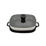 تابه گریل مربع بدون چوب سایز 28 یونیک کد UN-6031