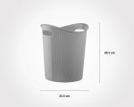 سطل کاغذ شیاردار بزرگ لیمون - Image 3