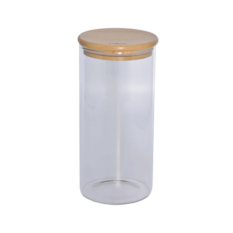 بانکه شیشه ای درب چوبی گرد 20 سانت یونیک کد UN-1746 بانکه شیشه ای درب چوبی گرد 20 سانت یونیک کد UN-1746