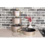 سرویس قابلمه 8 پارچه دیاموند بژ یونیک کد UN-8503 - Image 6