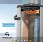 تی تخت تمام استیل اروپایی WS کد SS30 - Image 8