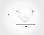 ست سوپ خوری 2عددی شیشه ای لیمون