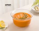 کاسه گرد شیشه ای 3 لیتر لیمون