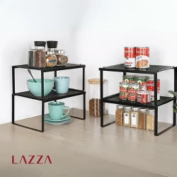 شلف فلزی 2طبقه چندحالته لازاهوم مدل 02